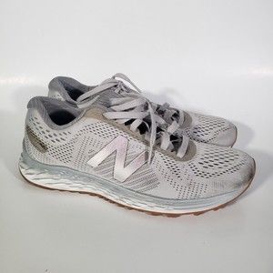 New Balance Fresh Foam Light Gray Women's Running Shoes Size 8 WARISLO1